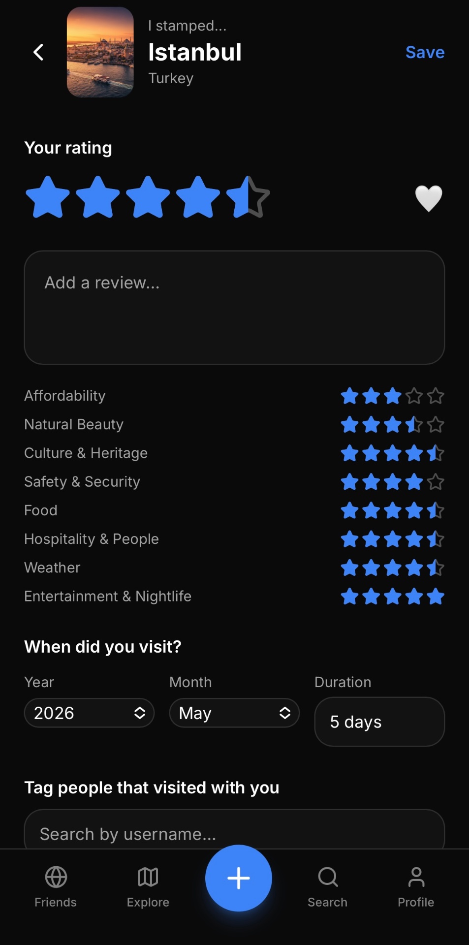 Rate a place β Istanbul